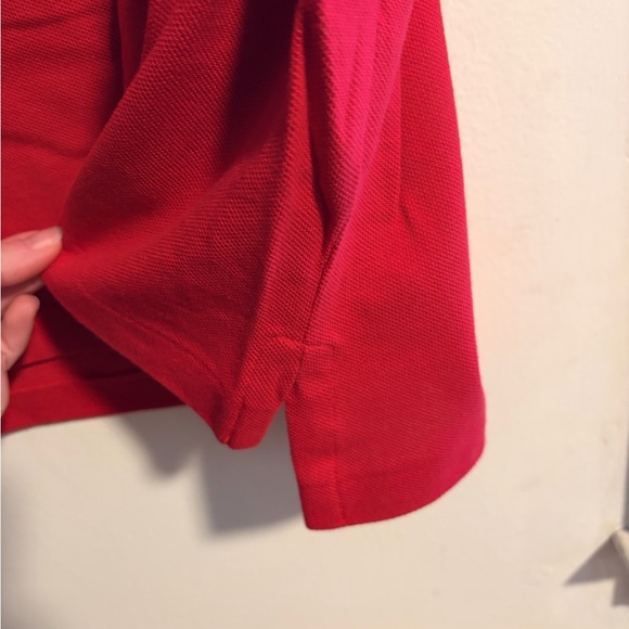 NWT Polo Ralph Lauren Men's Classic Fit Long Sleeve Red Mesh Polo Shirt - Picture 6 of 7